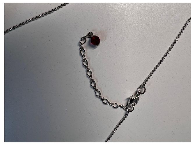 Collana Tassel Swarovski Argento - vista 8