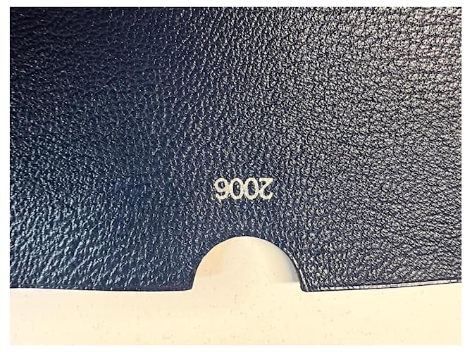 Hermès Leather Postcard Pouch Blue - view 5