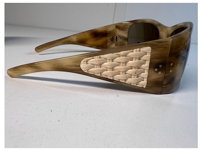 Pollini Schildpatt-Sonnenbrille Braun - Ansicht 10