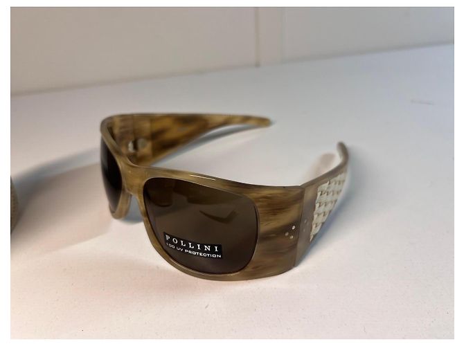 Pollini Schildpatt-Sonnenbrille Braun - Ansicht 2
