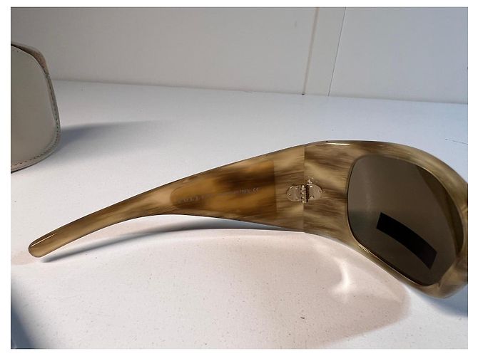 Pollini Schildpatt-Sonnenbrille Braun - Ansicht 8