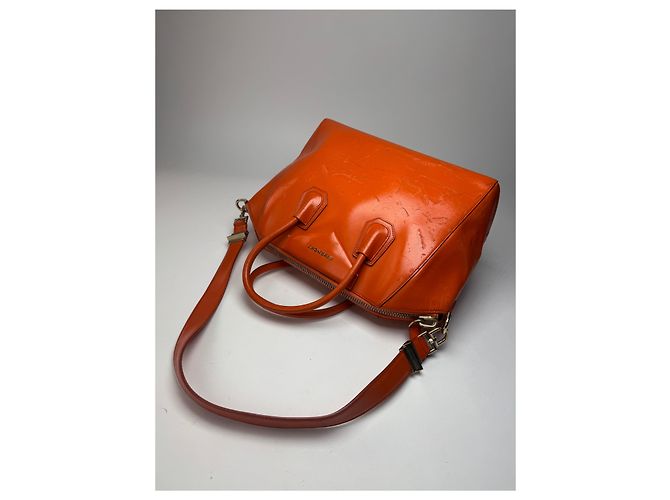 Vintage Givenchy Antigona 2Way Leather Bag Orange - view 11