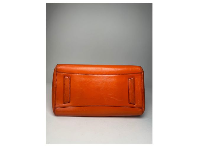 Vintage Givenchy Antigona 2Way Leather Bag Orange - view 14