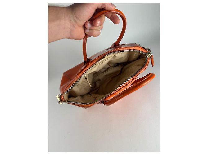 Vintage Givenchy Antigona 2Way Leather Bag Orange - view 3