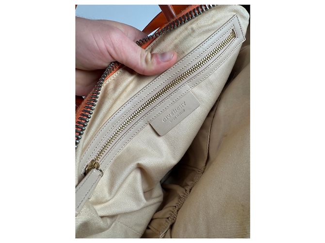 Vintage Givenchy Antigona 2Way Leather Bag Orange - view 5