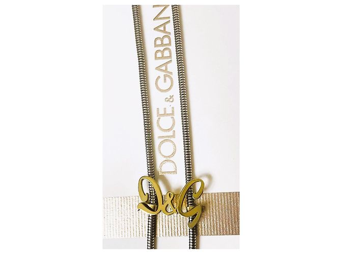Collana DOLCE & GABBANA regolabile argento D'oro - vista 10