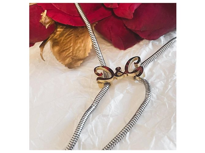 Collana DOLCE & GABBANA regolabile argento D'oro - vista 5