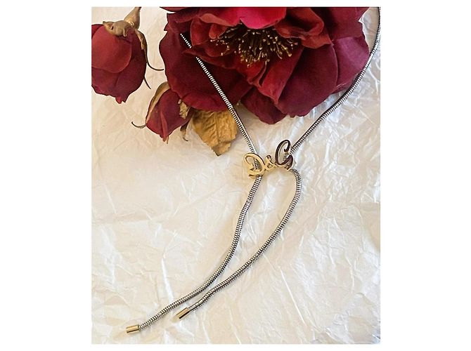 Collana DOLCE & GABBANA regolabile argento D'oro - vista 7