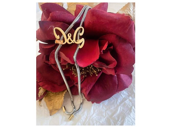 Collana DOLCE & GABBANA regolabile argento D'oro - vista 9