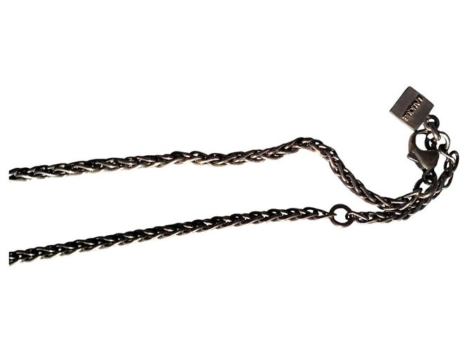 Collana Lalique in Cristallo con Catena d'Argento Silver hardware - vista 4