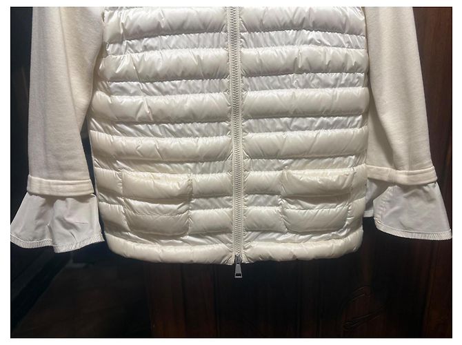 Moncler Jacke Weiß Acetat - Ansicht 10