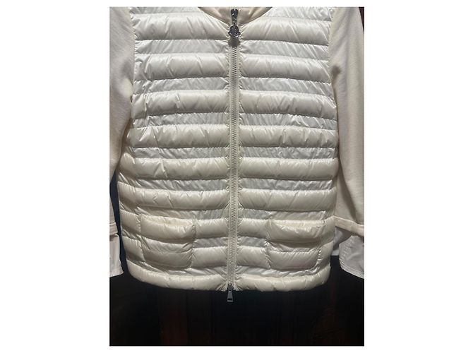 Moncler Jacke Weiß Acetat - Ansicht 11