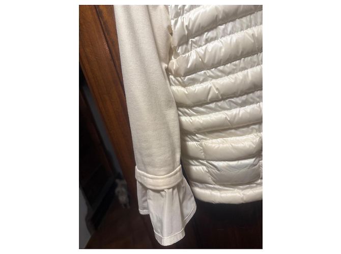 Moncler Jacke Weiß Acetat - Ansicht 3