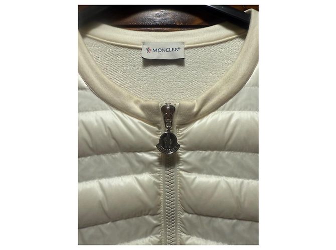 Moncler Jacke Weiß Acetat - Ansicht 6