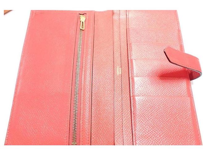 Béarn Cartera Hermès Roja de Piel - vista 9