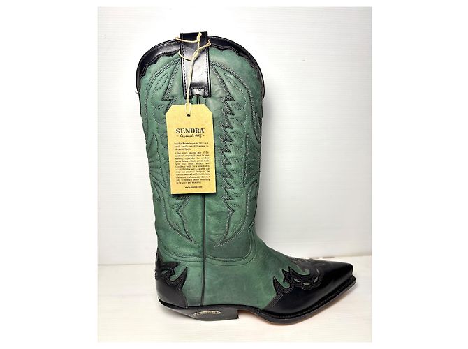 Botas Sendra 2560 Verde Oscuro Piel de Pelo Talla 38 - vista 11