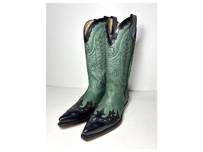 Botas Sendra 2560 Verde Oscuro Piel de Pelo Talla 38 - vista 6