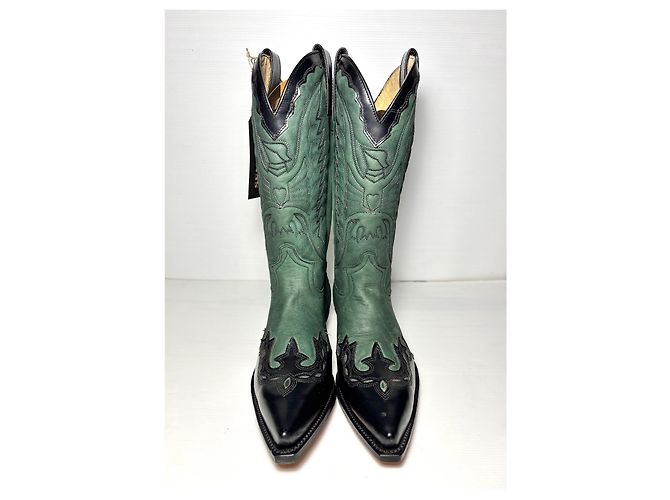 Botas Sendra 2560 Verde Oscuro Piel de Pelo Talla 38 - vista 7