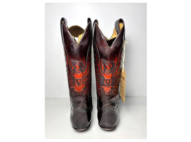 Botas Sendra Rojo Oscuro con Piel Burdeos - vista 11