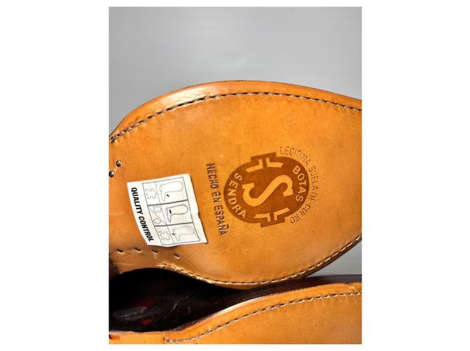 Botas Sendra Rojo Oscuro con Piel Burdeos - vista 13