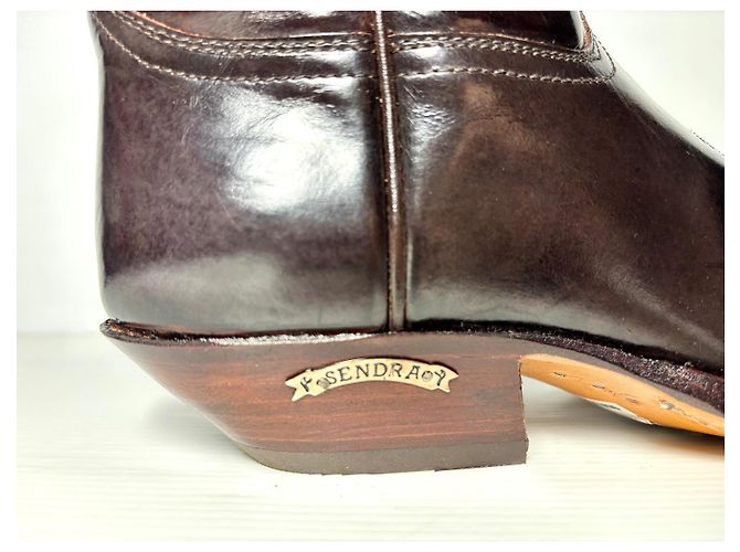Botas Sendra Rojo Oscuro con Piel Burdeos - vista 9