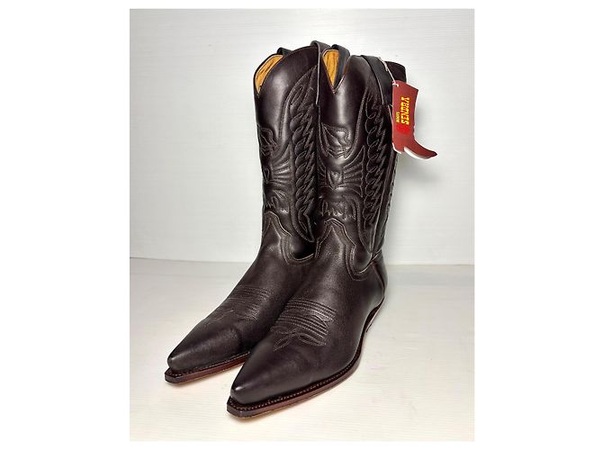 Botas Sendra Marrón Oscuro con Piel - vista 4