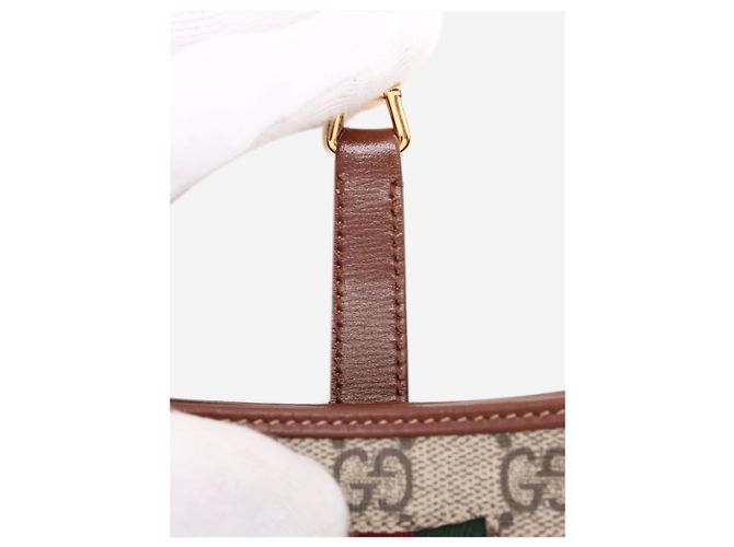 Gucci Borsa Jackie 1961 in GG Supreme marrone - vista 10