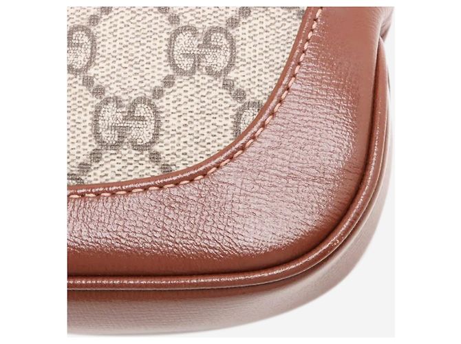 Gucci Borsa Jackie 1961 in GG Supreme marrone - vista 11