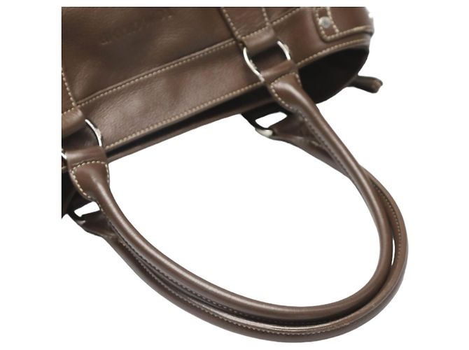 Longchamp Leder Tote Bag Braun - Ansicht 10
