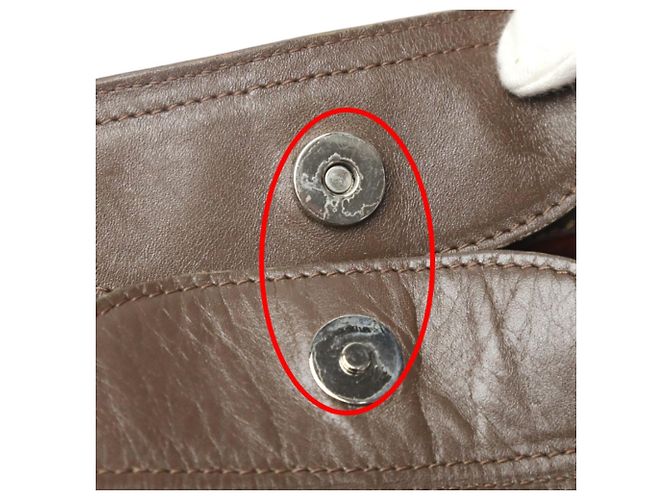 Longchamp Leder Tote Bag Braun - Ansicht 11