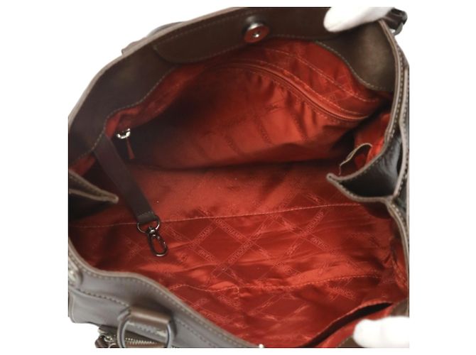 Longchamp Leder Tote Bag Braun - Ansicht 14