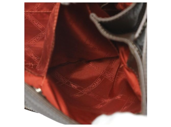 Longchamp Leder Tote Bag Braun - Ansicht 15