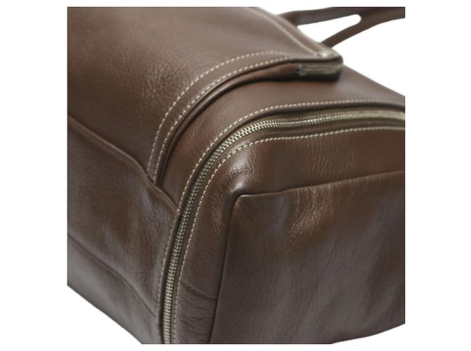 Longchamp Leder Tote Bag Braun - Ansicht 6