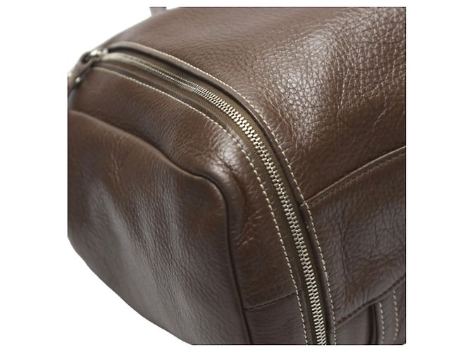 Longchamp Leder Tote Bag Braun - Ansicht 8