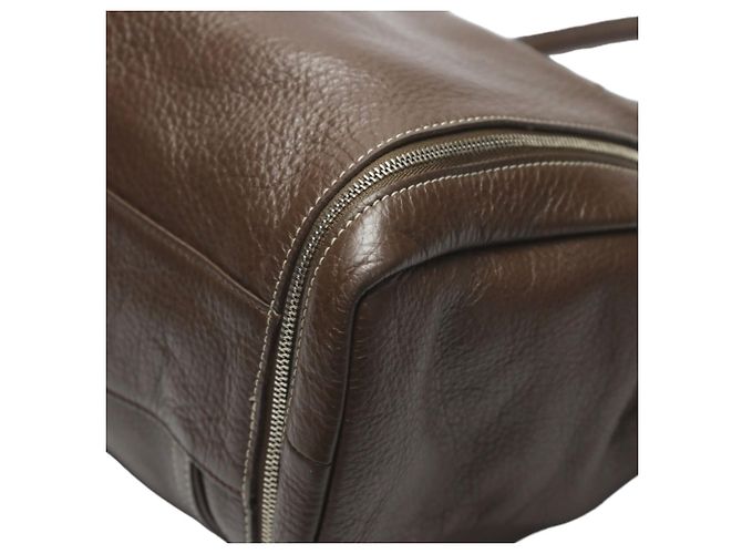 Longchamp Leder Tote Bag Braun - Ansicht 9