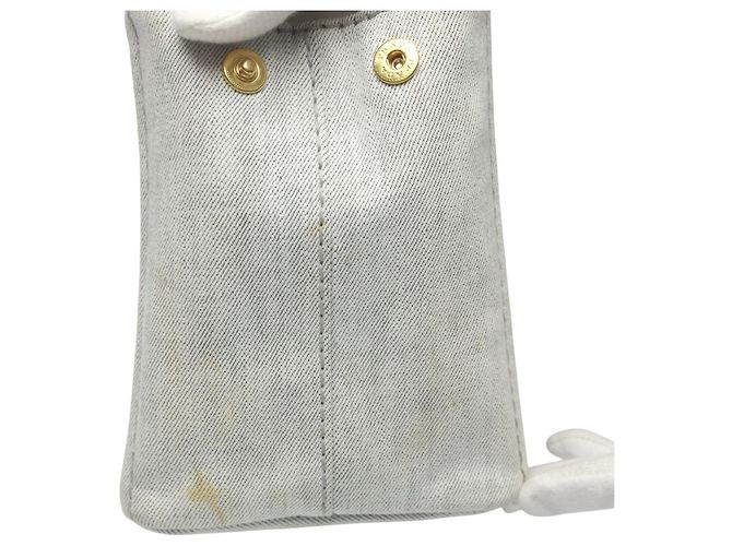 Bolsa Tote Canapa da Prada Branco - vista 13