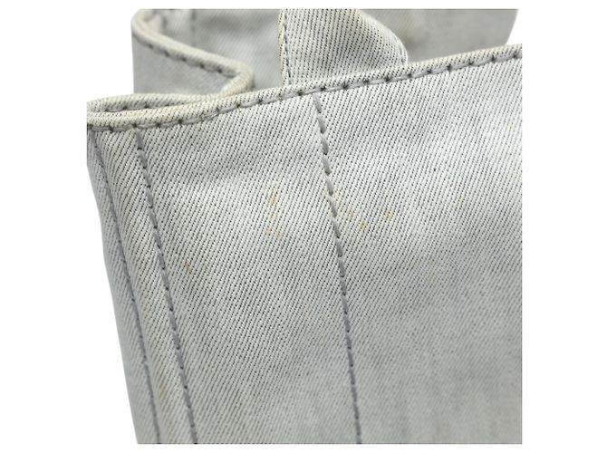 Bolsa Tote Canapa da Prada Branco - vista 14
