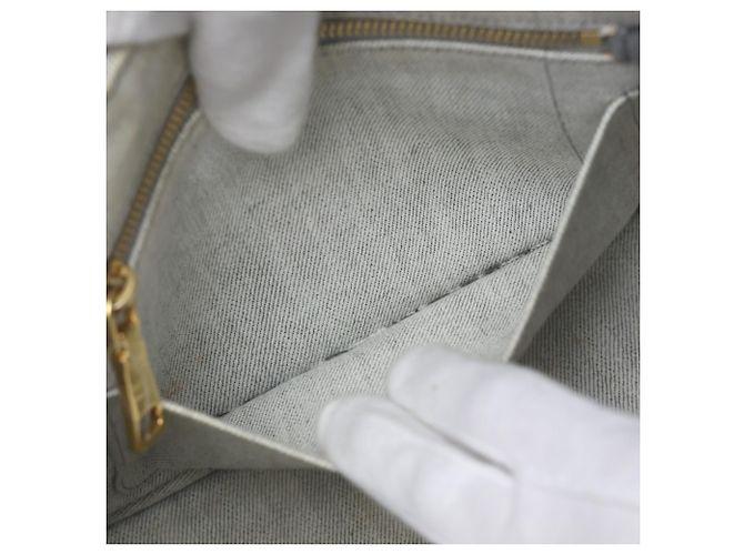 Bolsa Tote Canapa da Prada Branco - vista 18