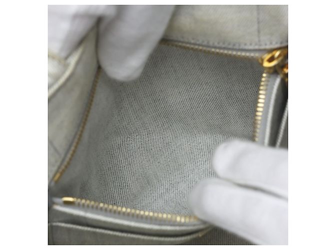 Bolsa Tote Canapa da Prada Branco - vista 19