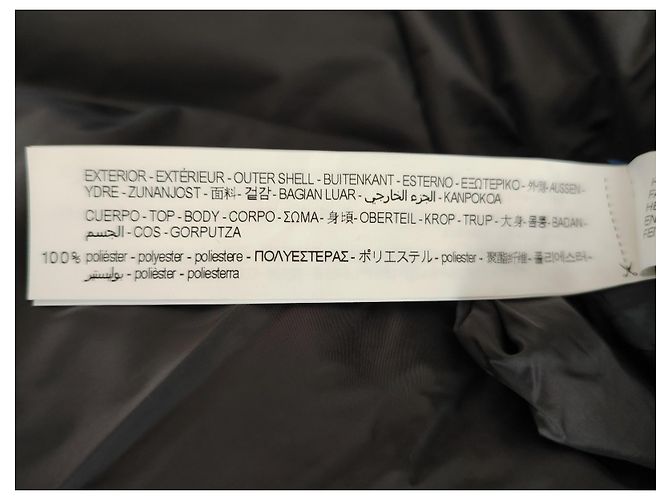 Autre Marque ADER ERROR x ZARA PIUMINO OVERSIZE GRIGIO CON CAPPUCCIO. Blu - vista 5