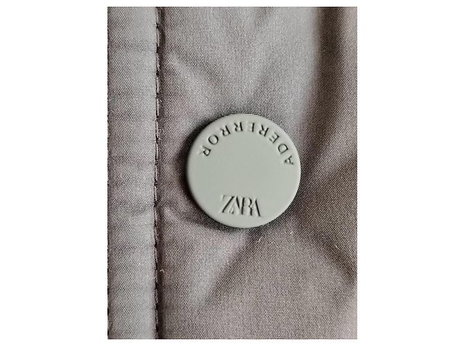 Autre Marque ADER ERROR x ZARA PIUMINO OVERSIZE GRIGIO CON CAPPUCCIO. Blu - vista 6