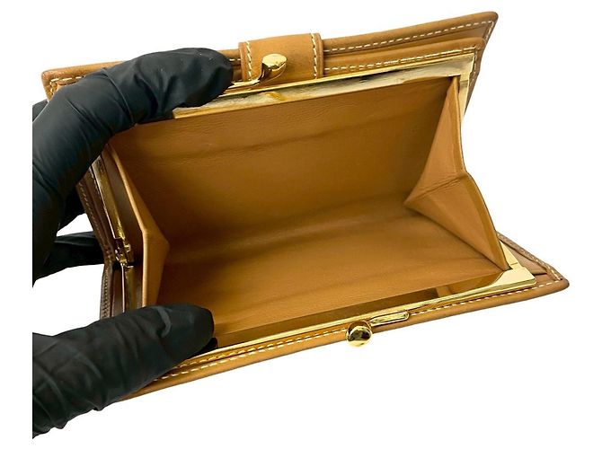 Gucci braune Leder Bifold-Brieftasche - Ansicht 10