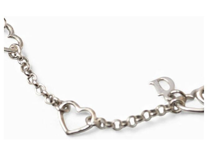 Collana in strass argento Christian Dior - vista 5
