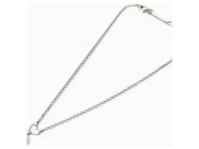 Collana in strass argento Christian Dior - vista 6