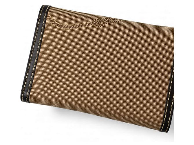 Jacquard Portafoglio pieghevole Prada in beige e nero - vista 4