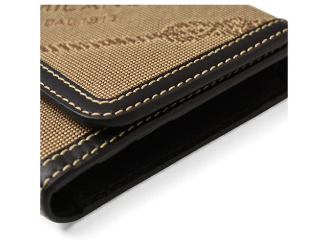 Jacquard Portafoglio pieghevole Prada in beige e nero - vista 6