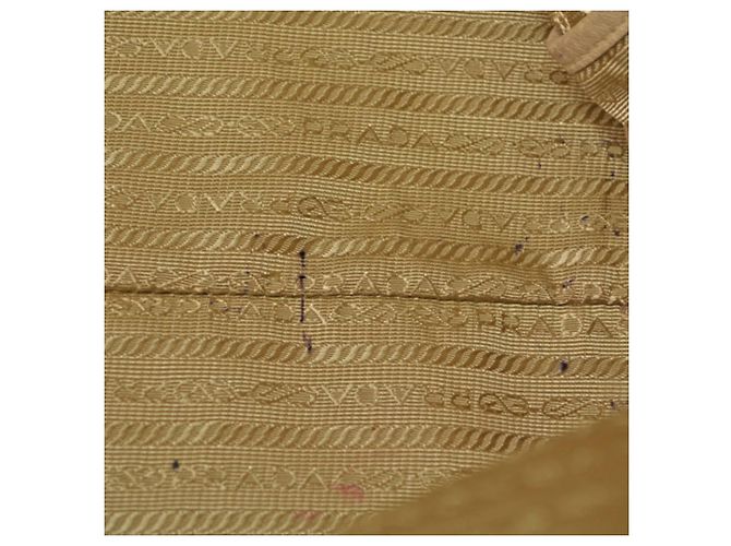 Beige Hirschleder Tote/Schultertasche Prada VIT DAINO - Ansicht 9