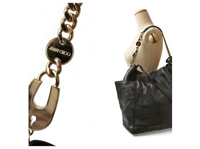 Jimmy Choo Umhängetasche und Schultertasche mit zwei Tragevarianten - Ansicht 4