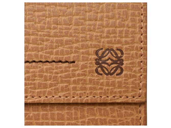 Cartera Trifold Anagram Loewe en Caramelo Castaño - vista 4