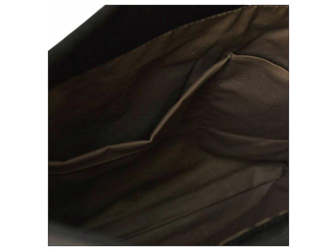 Borsa Messenger VN Intrecciato di Bottega Veneta Marrone Nero - vista 11
